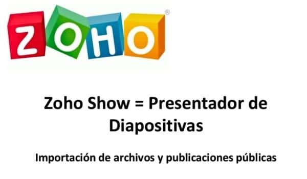 zoho show