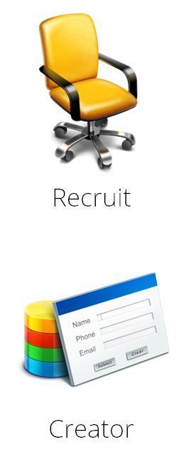 zoho suite integrado con recruit y creator