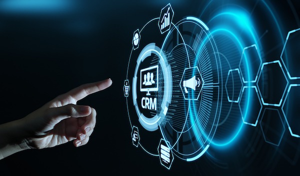 CRM Customer Relationship Management Business Internet Techology Concept