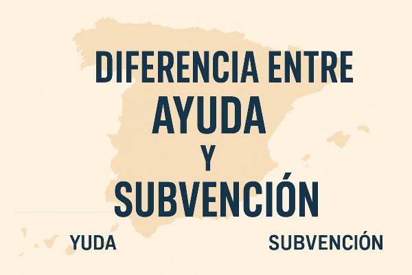 diferencia entre ayuda y subvencion